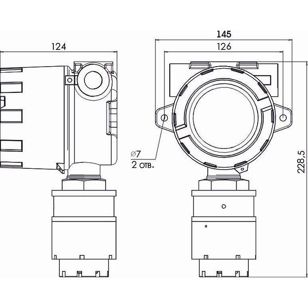Газоанализатор стационарный ДГС ЭРИС-210 фото 5