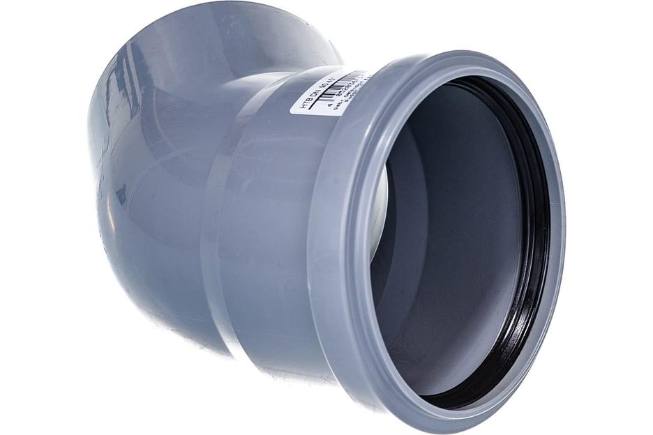 Отвод канализационный 90х45 град. фото 3