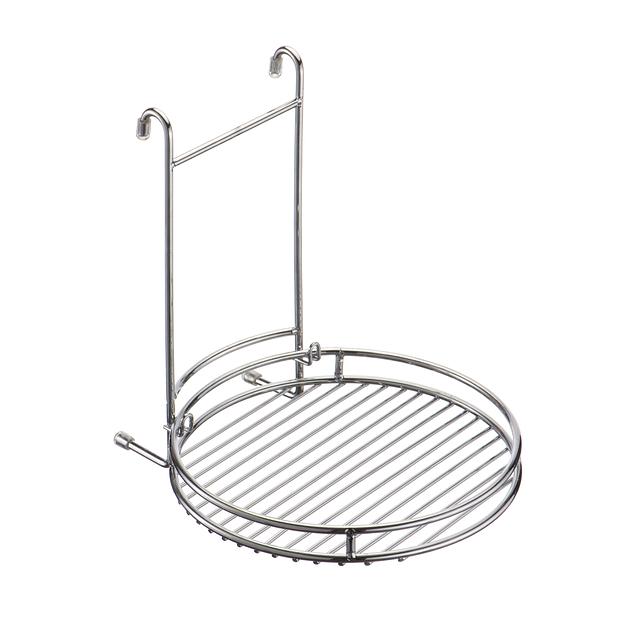 Полка круглая разборная, диам. 24 мм (276х240х271мм), хром фото 1