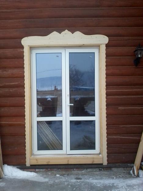 Плотницкие работы по установке откосов и обналичке окон деревом в Самаре фото 1