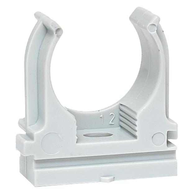 Крепеж-клипса для монтажного пистолета d20 мм (100 шт) серая -Plast фото 1