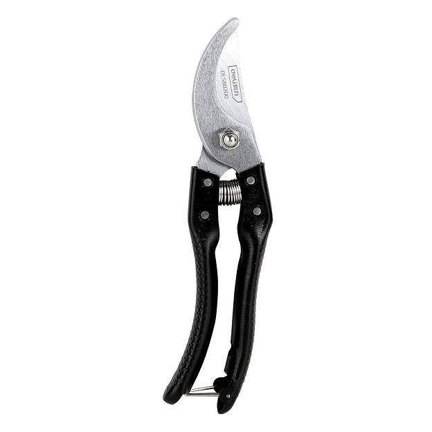 Секатор садовый Deli DL580200 длина 205мм, макс. диаметр резки 14мм, сталь 65MN фото 1