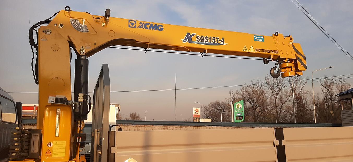 Jac N120 Бортовой автомобиль с КМУ XCMG фото 4