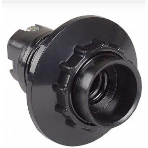 Iek EPK21-04-01-K01 Пкб14-04-К11 Патрон карболитовый с кольцом, Е14, черный, стикер на изделии, IEK фото 1