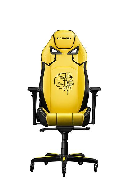 Премиум игровое кресло KARNOX GLADIATOR Cybot Edition, желтый фото 1