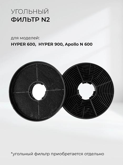 Вытяжка встраиваемая Lex Hyper 900 IX нержавеющая сталь управление: кнопочное (1 мотор) фото 3