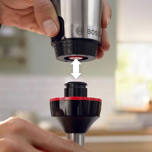 Блендер погружной Bosch MSM6M610 1000Вт нержавеющая сталь/черный фото 8