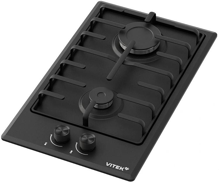 Газовая варочная поверхность Vitek VGH 3210 BK белый фото 1