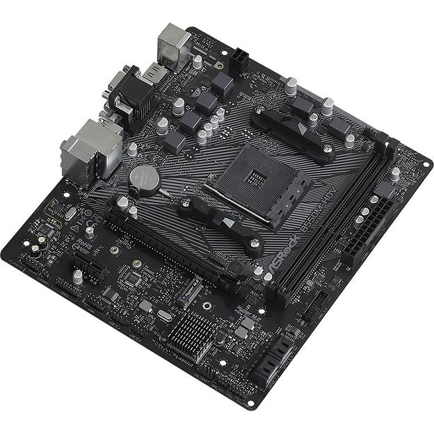 Материнская плата Asrock B550M-HDV Soc-AM4 AMD B550 2xDDR4 mATX AC`97 8ch(7.1) GbLAN RAID+VGA+DVI+HDMI фото 4