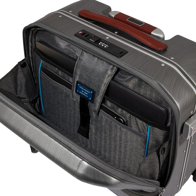 Чемодан Piquadro PQ-LM BV6552PQLM (BV6552PQLM/NCU) 44.5x40x22см 28л. 3.75кг. поликарбонат серый глянц. фото 7