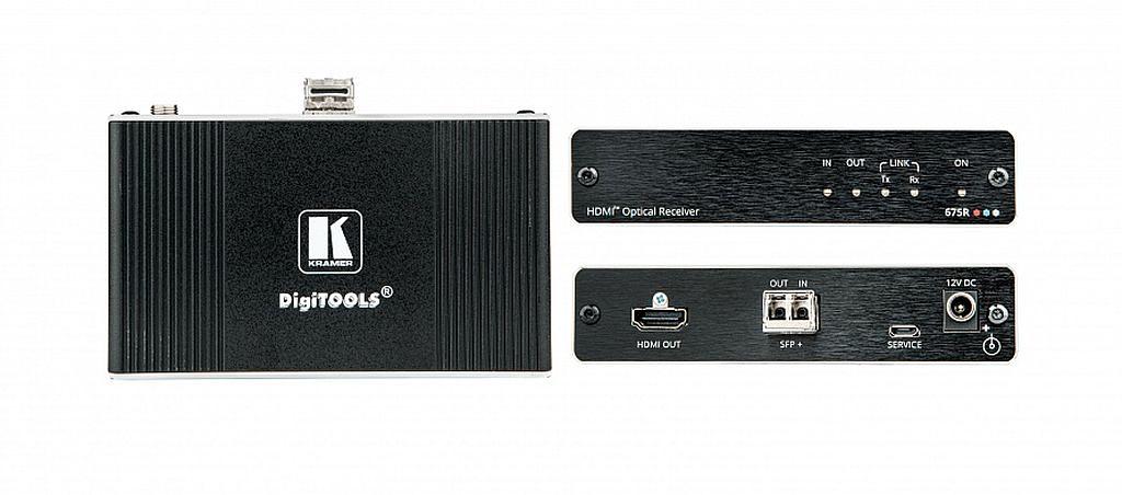 Передатчик и Приемник сигнала HDMI Kramer Electronics 675R/T по волоконно-оптическому кабелю для модулей SFP. Для работы требуются модули OSP-MM1 или OSP-SM10; поддержка 4К60 4:4:4 фото 4