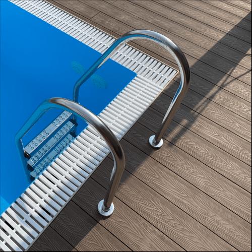 Террасная доска Bruggan Element Light 3D Copper ОПТ фото 3