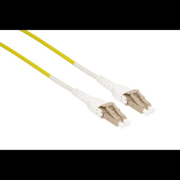 Патчкорд оптический LC/UPC-LC/UPC SM G.657.A1 Duplex Uniboot Flat Clip 3 метрa фото 2