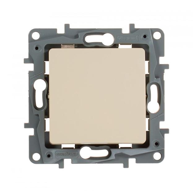 Выключатель Legrand Etika скрыт. 1кл. IP20 слоновая кость (672301) фото 1