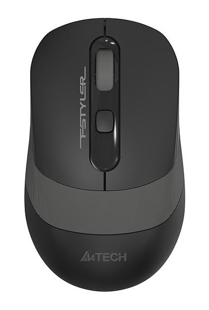 Мышь A4Tech Fstyler FG10 черный/серый оптическая (2000dpi) беспроводная USB (4but) фото 1