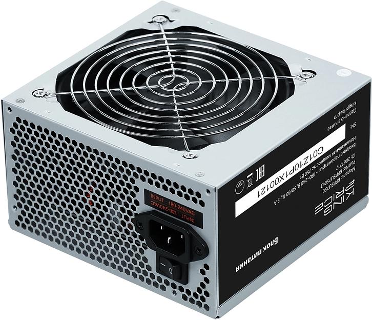 Блок питания KingPrice ATX 750W KPPSU750 (20+4pin) APFC 120mm fan 4xSATA фото 2