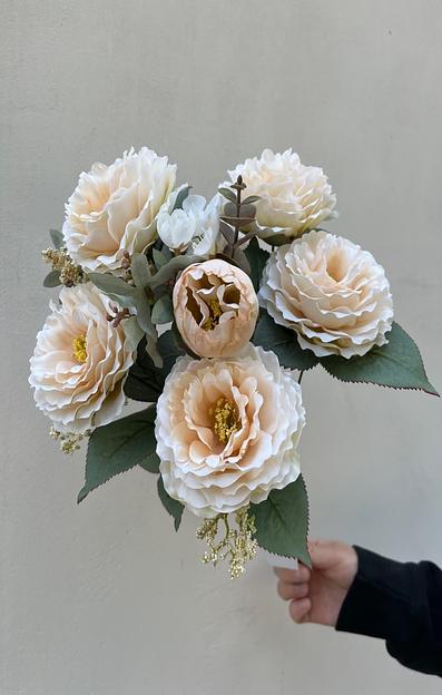 Искусственные цветы ПластЦвет «Осенние пионы» ОПТ фото 1