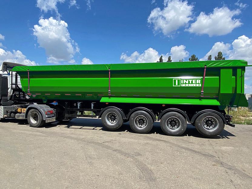 Полуприцеп самосвал четырехосный с увеличенным объемом кузова фото 1