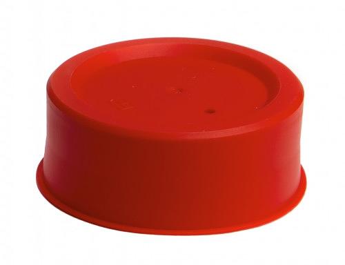 Заглушка для двустенных труб,наружная,полипропилен,д.75 фото 1