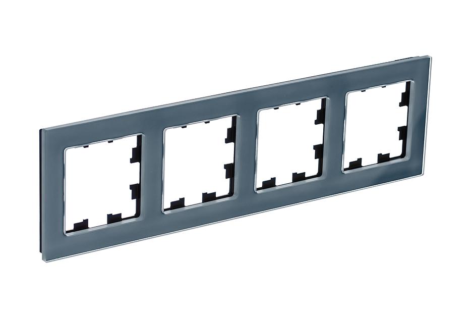 ATLASDESIGN NATURE 4-постовая РАМКА, НАТУРАЛЬНОЕ СТЕКЛО, ГРИФЕЛЬ фото 2