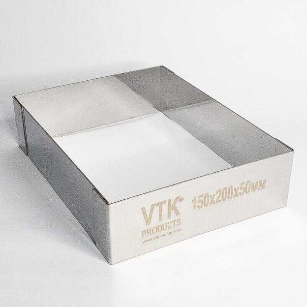 Форма для выпечки и заморозки Прямоугольник 150х200 мм высота 50 мм фото 1