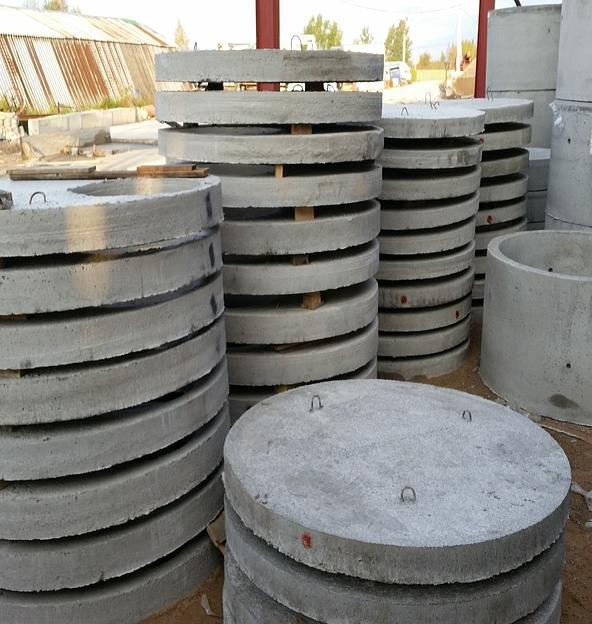 Плита ПН 10 днище колодца фото 1