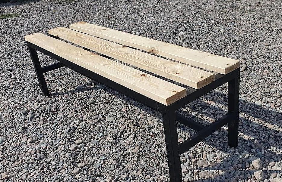 Скамья без спинки, под заказ фото 2