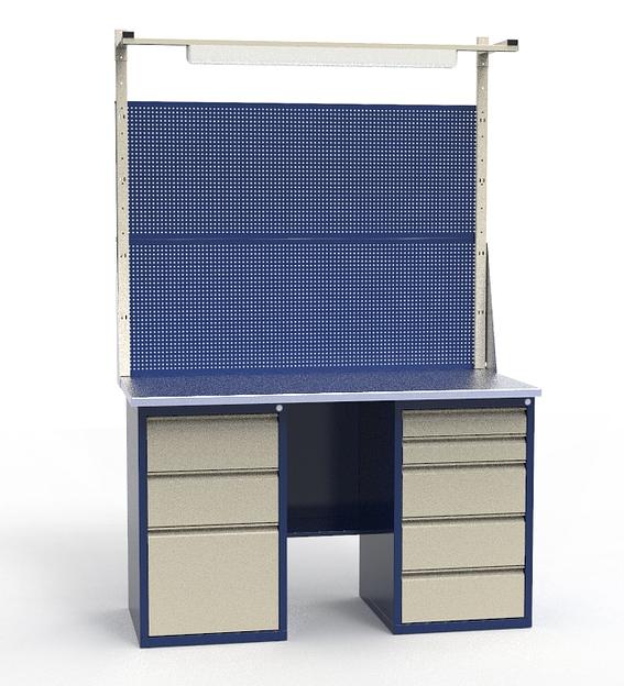 Верстак СВ-2Т.03.05.14_сб5 рабочий для автосервиса с драйверами фото 1