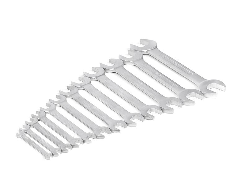 Набор ключей гаеч.двуст. 12шт. (6-36)хром.HOR с поверкой фото 1