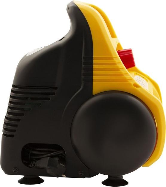 Компрессор поршневой Denzel РС 1/6-180 безмасляный 180л/мин 6л 1100Вт желтый/черный фото 6