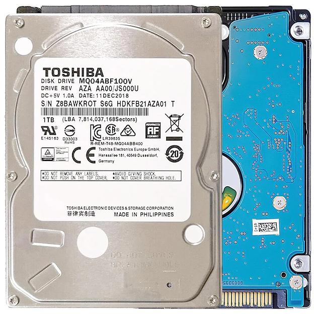 Жесткий диск Toshiba MQ04ABF100V фото 1