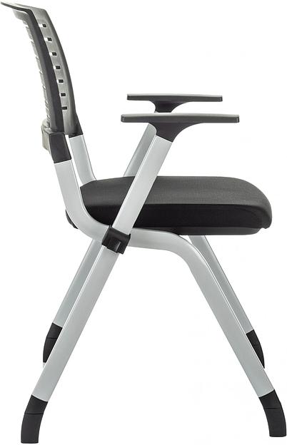 Стул Бюрократ X-Click черный на ножках металл серый фото 4