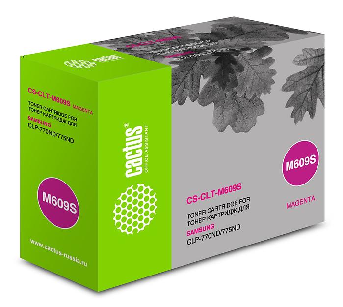 Картридж лазерный Cactus CS-CLT-M609S CLT-M609S пурпурный (7000стр.) для Samsung CLP 770/770ND/775/775ND фото 1