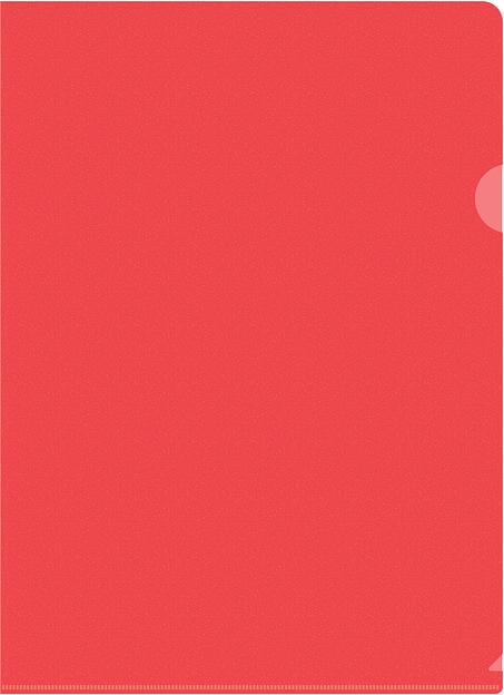 Папка-уголок Silwerhof Eco SE-E120/RED тисненый A4 пластик 0.12мм красный фото 1