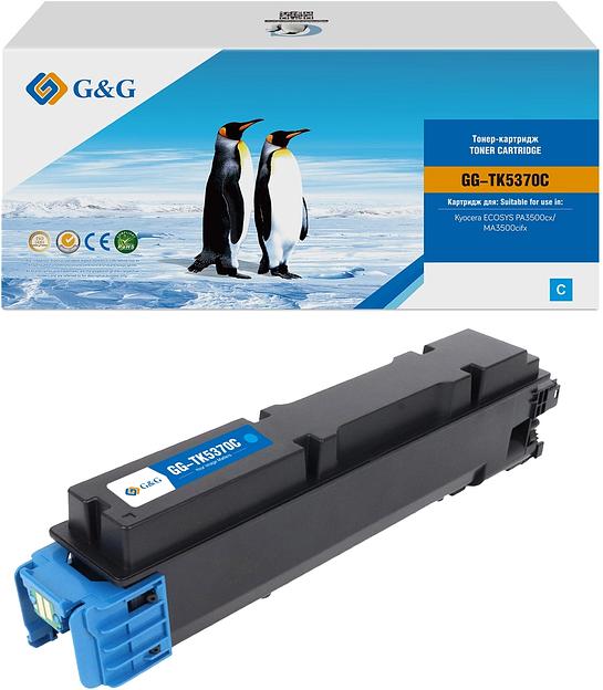 Картридж лазерный G&G GG-TK5370C TK-5370C голубой (5000стр.) для Kyocera ECOSYS PA3500cx/MA3500cifx фото 1