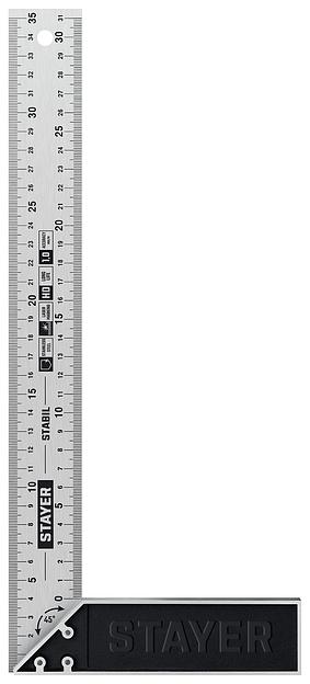 STAYER 350 мм, столярный угольник, Professional (3431-35) фото 1