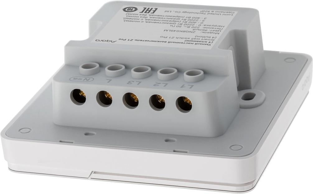 Умный выключатель Aqara Z1 Pro ZNQBKG42LM 1-нокл. белый (ZNQBKG42LM_WH) фото 2