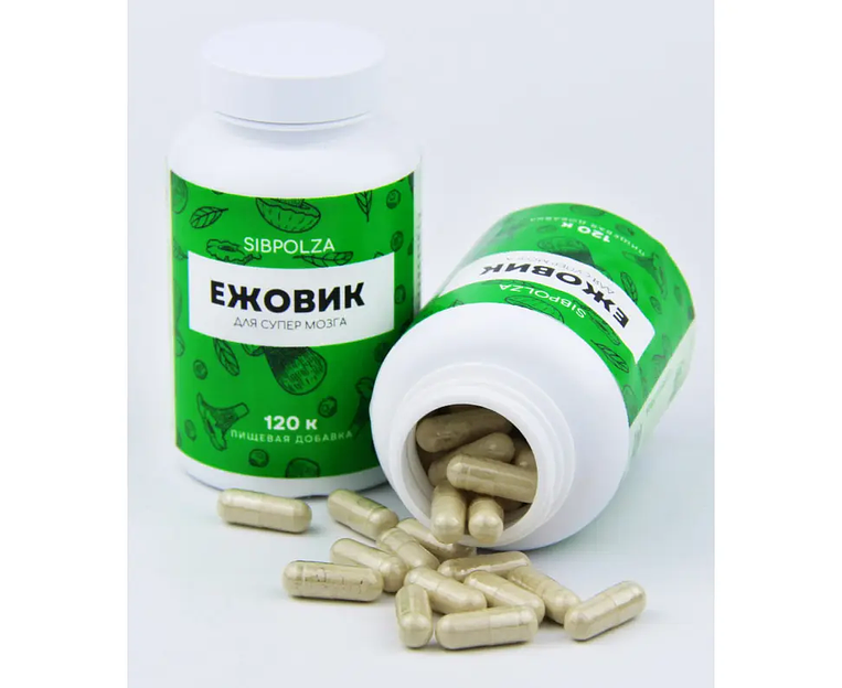 Пищевая добавка «Ежовик» 120 капс фото 1