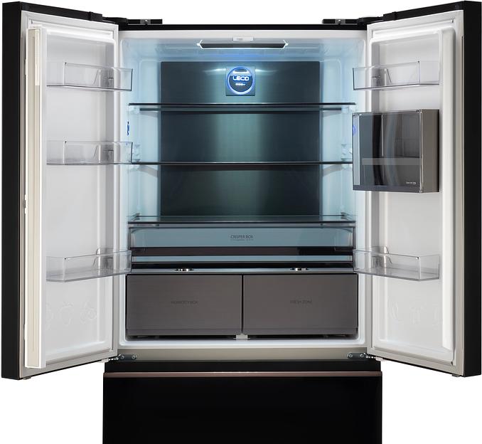 Холодильник Hyundai CM55043F 3-хкамерн. черный фото 2