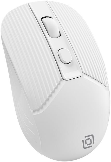 Мышь Оклик 509MW white белый оптическая (1600dpi) беспроводная USB для ноутбука (3but) фото 2