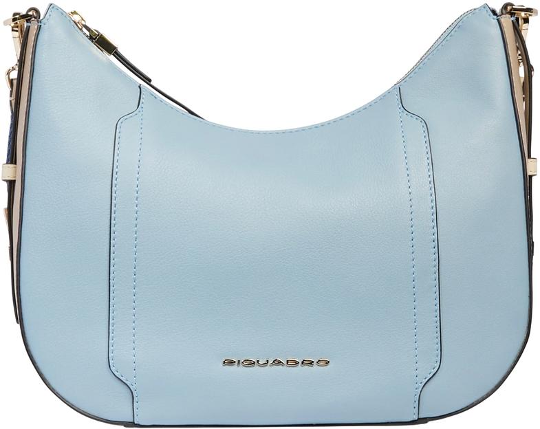 Сумка женская Piquadro Circle BD6657W92/AZBE2 голубой/бежевый натур.кожа фото 1
