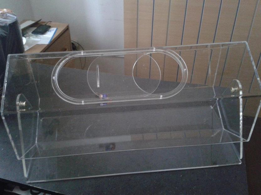 Лототрон настольный прозрачный акриловый широкий 600мм. фото 2