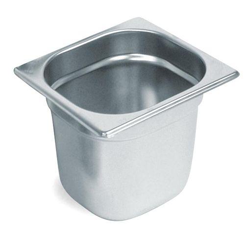 Гастроемкость 1/6 h=200 мм. 3,2 л. нерж. MGsteel /1/6/36/ фото 1