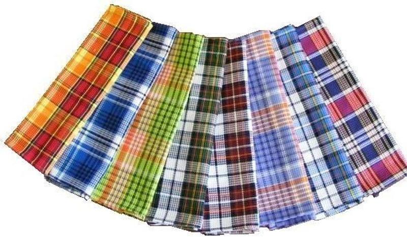 Вафельные полотенца 45x80 цветные опт фото 1