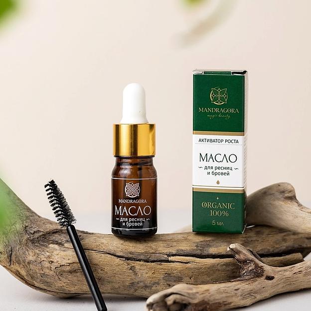 Масло для ресниц и бровей Mandragora magic beauty «Активатор роста» 5 мл ОПТ фото 1