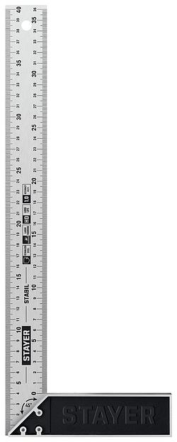 STAYER 400 мм, столярный угольник, Professional (3431-40) фото 1