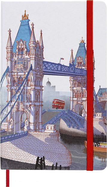 Блокнот Moleskine LIMITED EDITION I AM LONDON LEQP060IAMLO Large 130х210мм 240стр. слоновая кость страницы линейка твердая обложка подар.кор. белый фото 1
