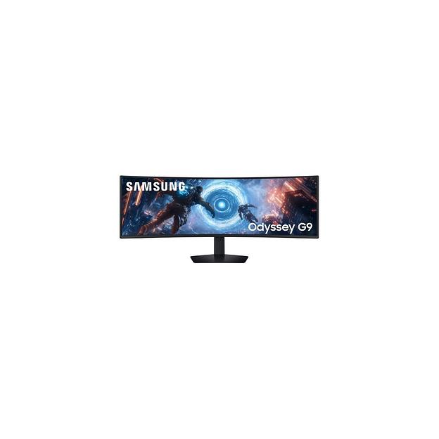 49" Монитор Samsung Odyssey G9 S49FG916EIXCI, 5120x1440, VA, 144Гц, 2хHDMI, 1хDP, изогнутый, черный [ls49fg916eixci] фото 1
