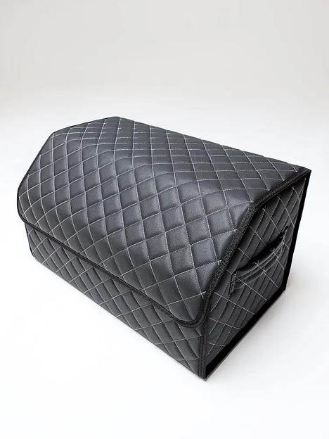 Органайзер в багажник для автомобиля чёрный белый ОПТ фото 1