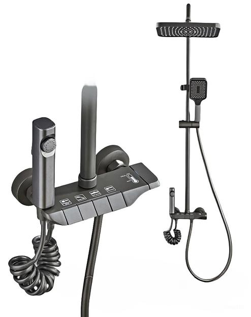 Душевая стойка JSD (S-2002) с электронным табло температуры ОПТ фото 3